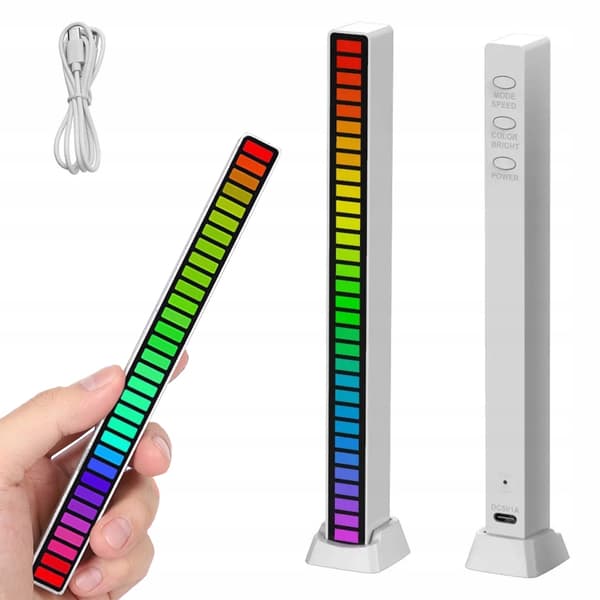 RGB LED-lampe AKU hvid (160) GAB_A