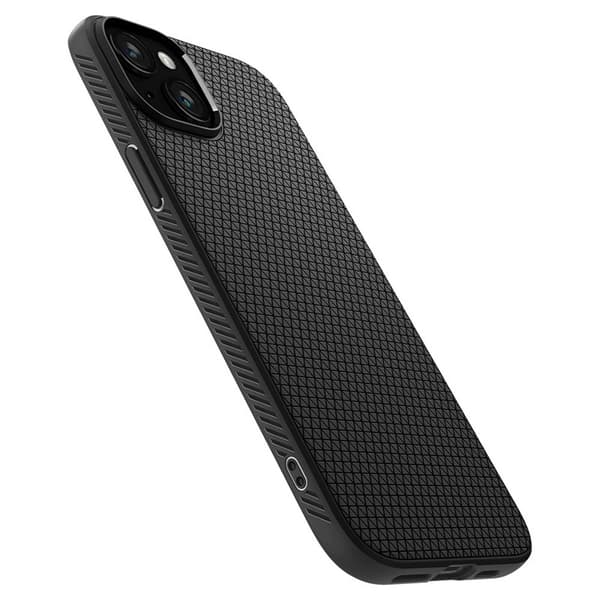 Spigen Liquid Air – Skal till iPhone 15 Plus (Mattsvart)