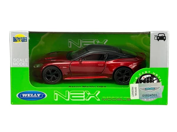WELLY ASTON MARTIN DBS PUNAINEN 1:34 43864