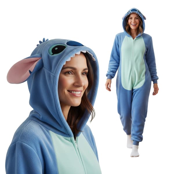 Kigurumi pyjamaskostume Lilo & Stitch Størrelse: 145-155 cm