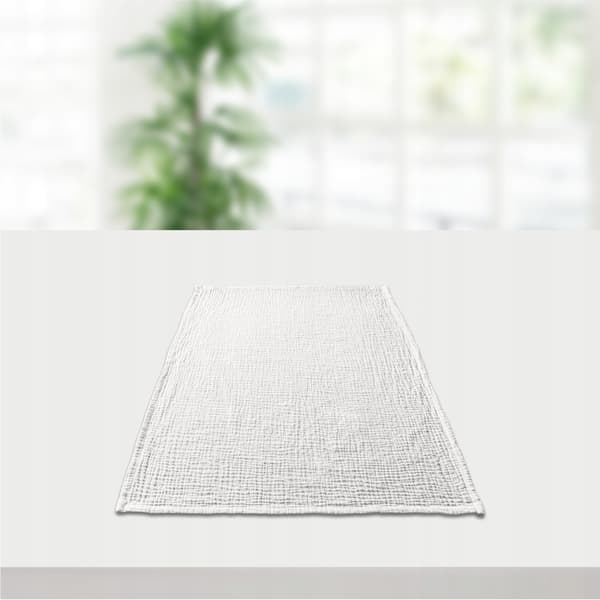 Plumeri Set med 7 vita muslinblöjor