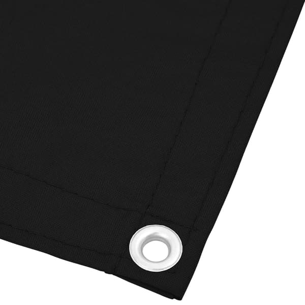 vidaXL balkonskærm sort 75x700 cm 100% Oxford polyester