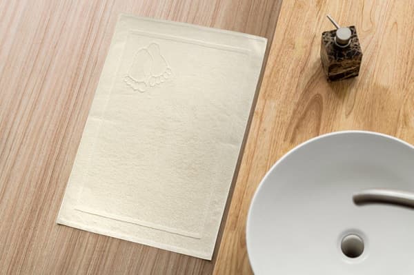 Fodtæppe 50x70 CREME Ekri 650g 100% bomuld