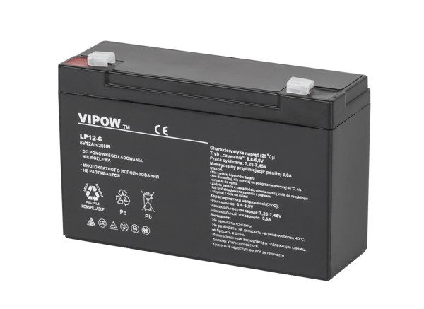 Geeliakku Vipow 6 V / 12 Ah