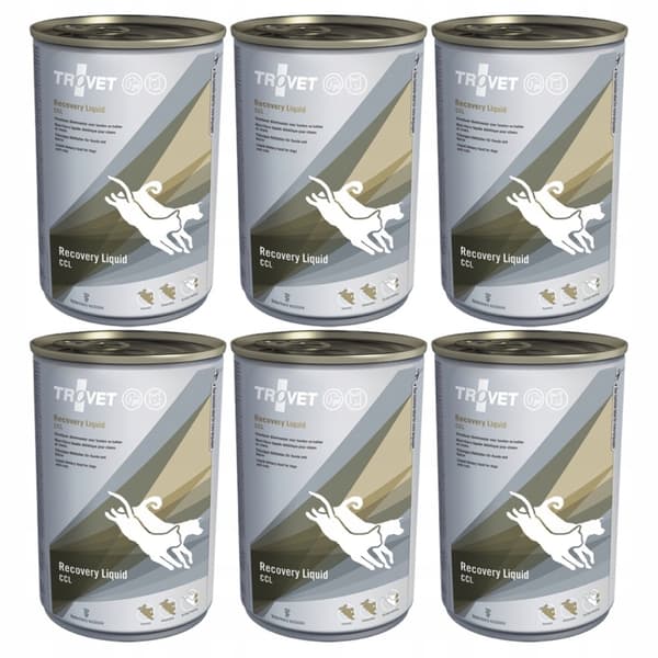 TROVET Recovery Liquid CCL vådfoder til hunde og katte 6x400g