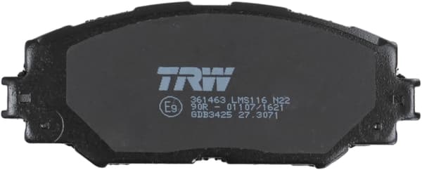 FORRESTE BREMSEKLODSER GDB3425 TRW