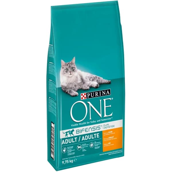 Purina One torrfoder för vuxna katter 9,75 kg kyckling