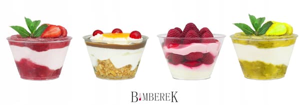 KOPPER OG BEHOLDERE TIL DESSERTER 150 ml 24 stk. TULI-kop til snacks