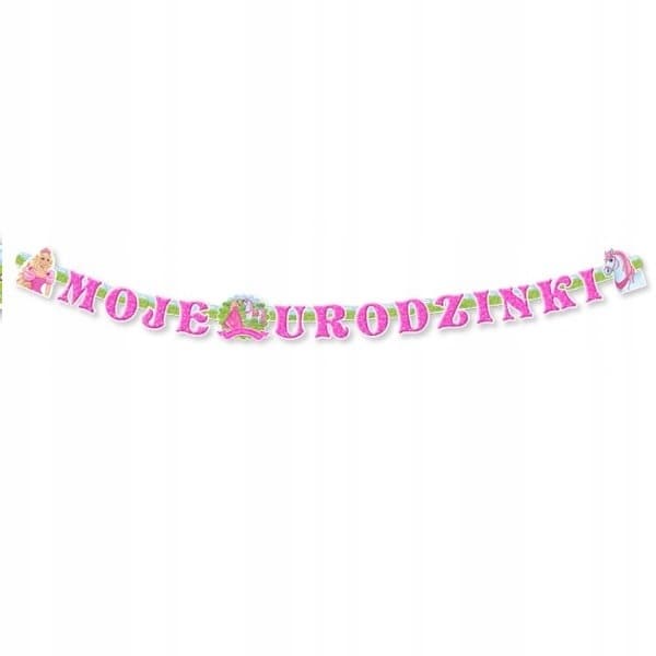 Lille Prinsesse banner, 236 cm, 1 stk.