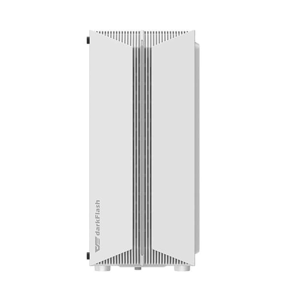 Darkflash DK151 LED computerkabinet (hvid) + 3 RGB blæsere