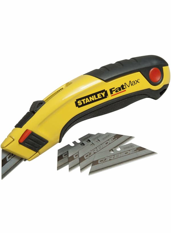 STANLEY FATMAX RB TRAPETSKNIV + 5 HÅRDMETALLBLAD