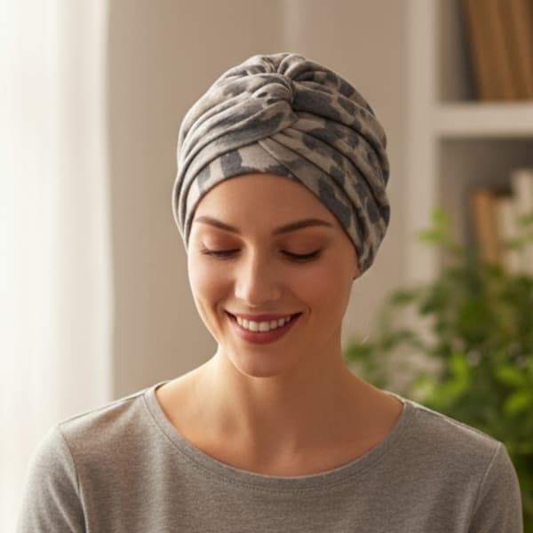 Dameturban Sara 510, elegant hat, delikat, selv efter kemoterapi