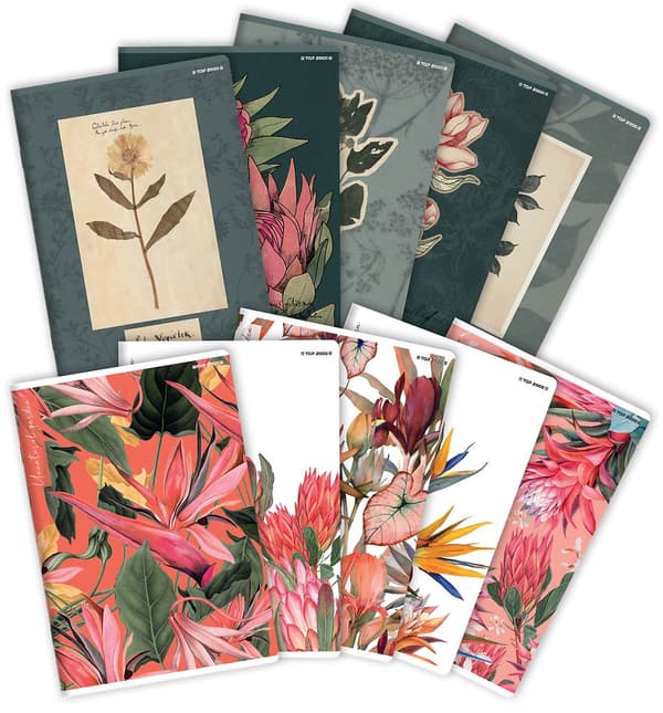 Kreative notesbøger Blomsternotesbog A5/60K Inspirerende ledsager