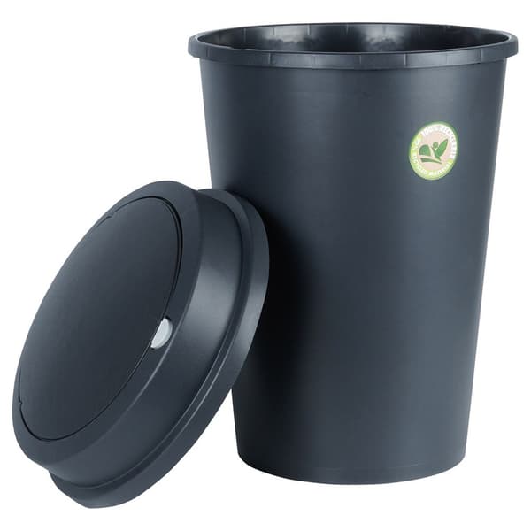 plastsopkorg svart 47 liter