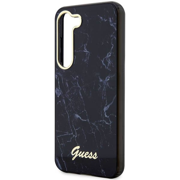 Guess GUHCS23SPCUMAK S23 S911 sort/sort hårdt etui marmor