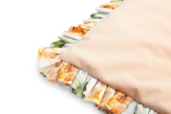 FLØJLS BARNESÆT MED FRILL PEONY PEACH