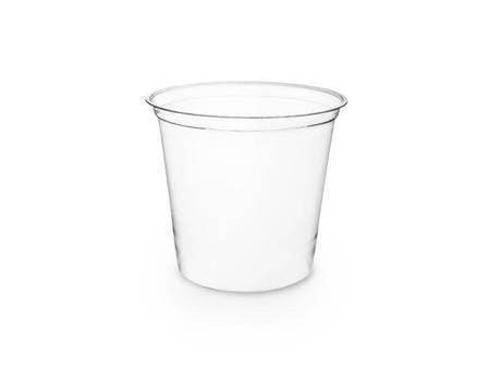 Livsmedelsbehållare PP rund styv robust transparent 1000ml 50st