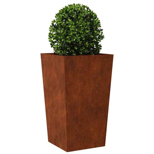 vidaXL havepotte 45x45x75 cm cortenstål