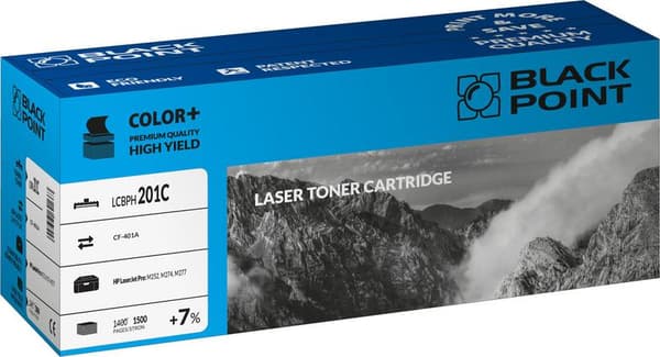 Black Point LCBPH201C laservärikasetti – syaani
