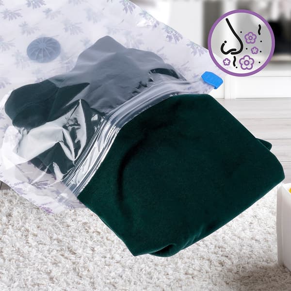 Vakuumförpackningar för kläder och sängkläder lavendel 40x60 cm 6-pack