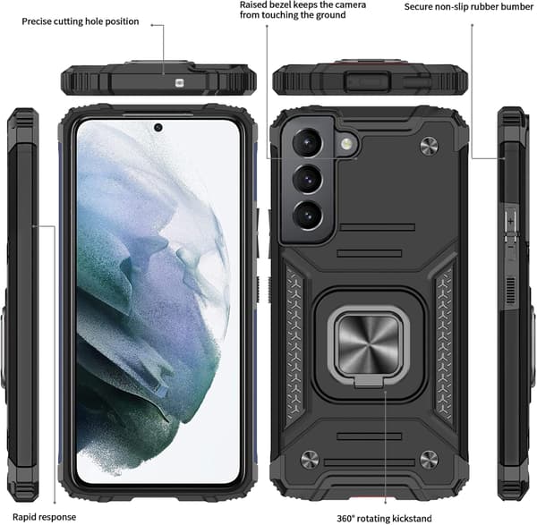 ETUI TIL SAMSUNG GALAXY S22+ 5G ARMOR SORT SILIKONE SM-S906B