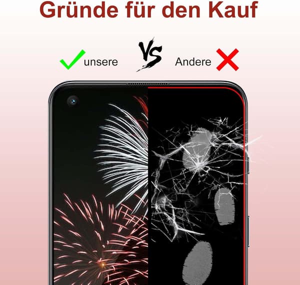 2X HÆRDET GLAS TIL ONEPLUS NORD 2 HØJ BESKYTTELSE, SOLID OG HOLDBAR