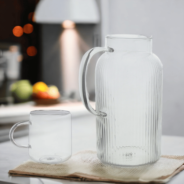 GLASKOP TIL KAFFE OG TE 330 ml. 9 cm TRANSPARENT