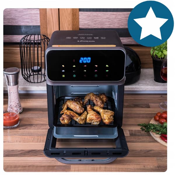 Airfryer 8L 1600W 10 programmer Panel