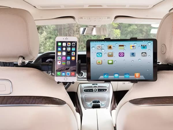 Bilholder TIL bilen mellem nakkestøtterne TIL tablet og telefon