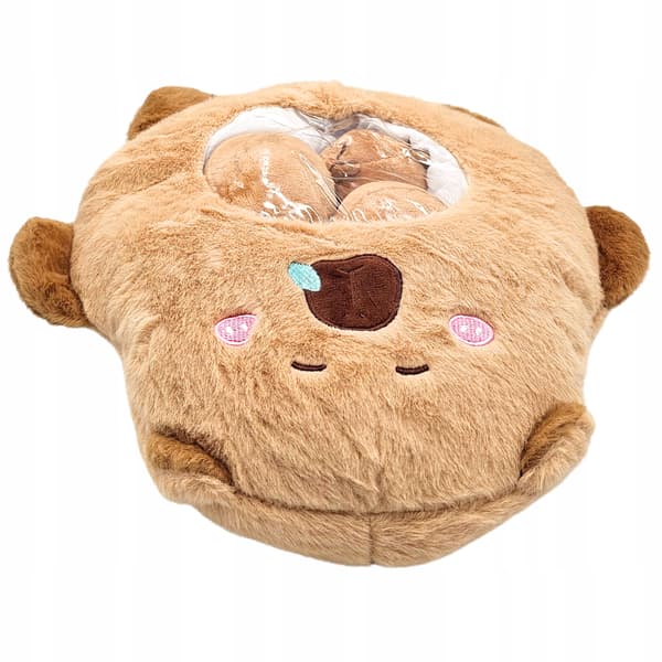 Maskot Kapybara Pudding Pude 35 cm 3 stk. Små Kapybaraer Til Kast