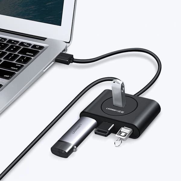 Ugreen HUB Splitter 4x USB 3.2 Gen 1 (0,5m Kabel) Sort (20290)