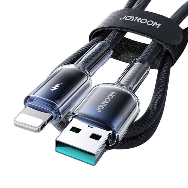 Kabel USB-A Lightning Joyroom S-A42 3A 1.2m svart