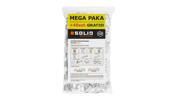 KAKELNIVÅRINGSKLIPP 1,5 MM 440 ST SOLID KAKELLARLAGAREVERKTYG