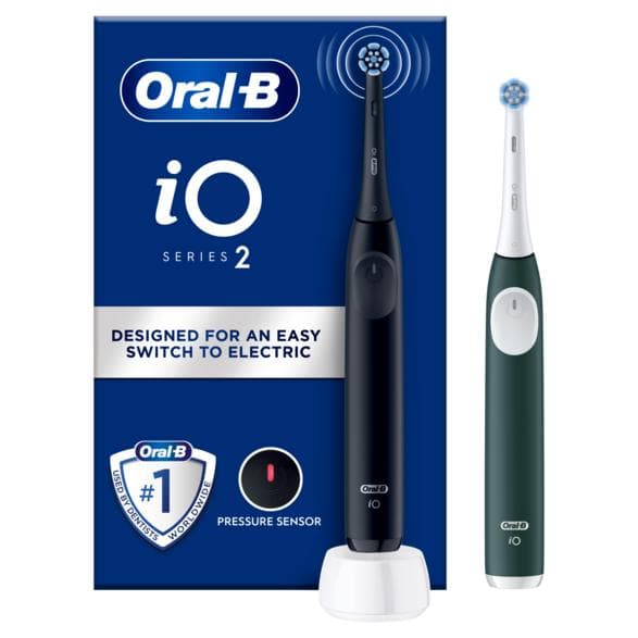 Oral-B iO 2 Night -sähköhammasharja, musta ja metsänvihreä