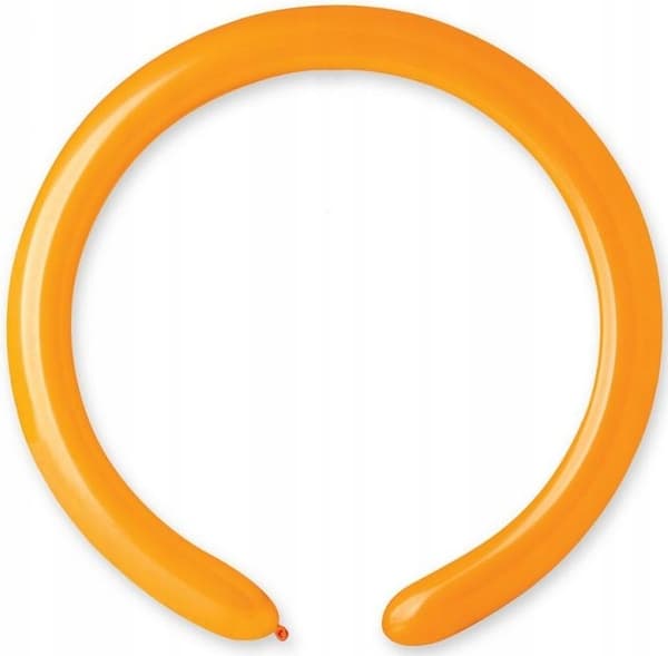 D4 Balloner - Orange Italienske Rør 100 stk
