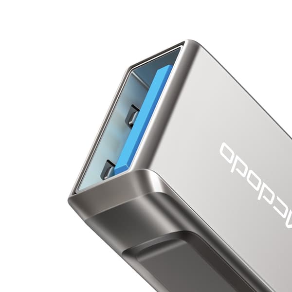 MCDODO ADAPTER USB-A 3.0 TILL USB-C TILL USB TYP C 3A 5GBPS OTG