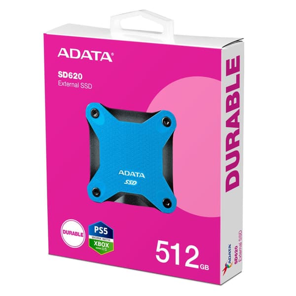 ADATA SD620 512GB SSD, USB 3.2 Gen 2, Stötsäker