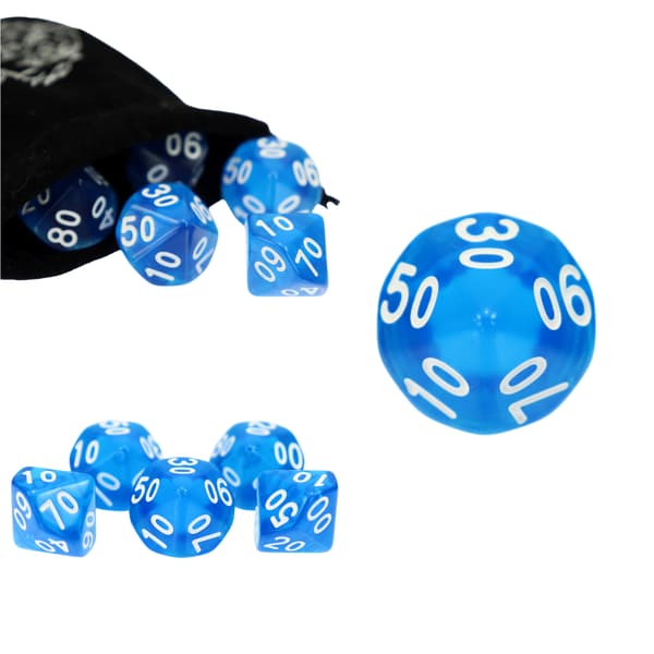 Firestarter RPG -noppasarja, 7 metallinoppaa