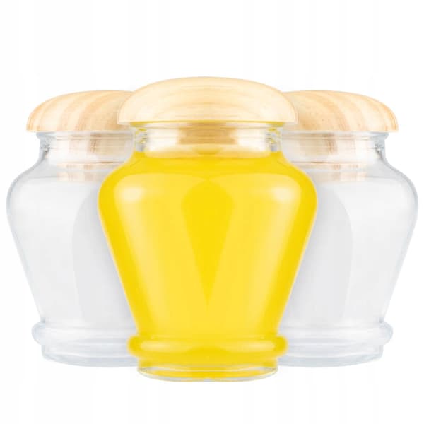 5x lasipurkki 160ml mausteille