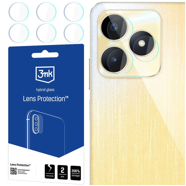 Realme C51/C53 - 3mk linsebeskyttelse