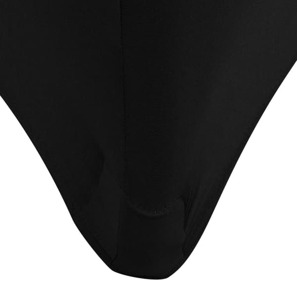 vidaXL strækbart borddug, 2 stk., 183x76x74 cm, sort