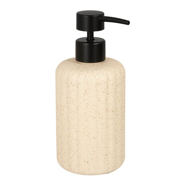 450 ml keramisk sæbedispenser med sort pumpe i Kenya