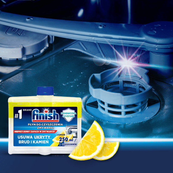 156330 Finish Diskmaskinsrengöring 250ml Citron