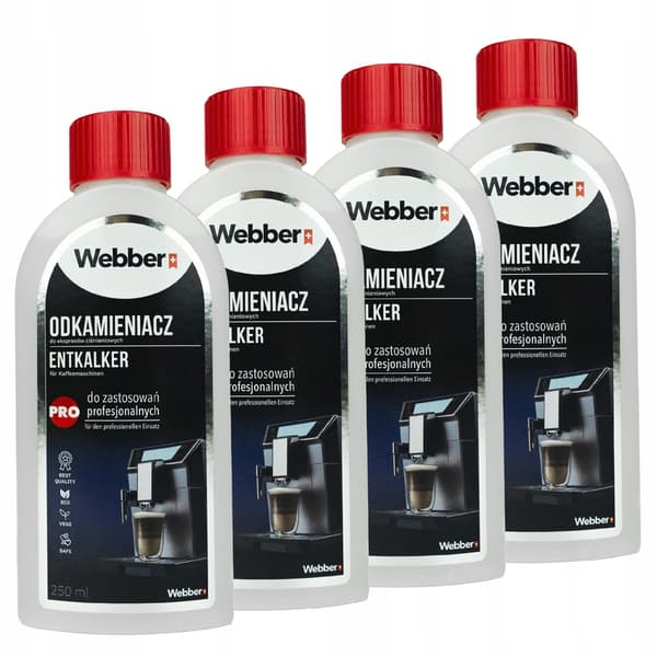STÆRK Flydende Afkalkningsmiddel 1L UNIVERSAL STOR WEBBER til Espressomaskine -1000ml