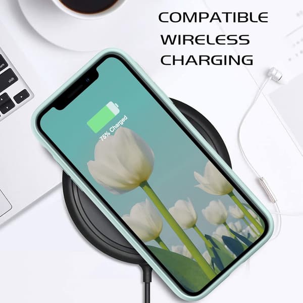 Silikonikuori iPhone XR 6.1':lle Sydän Mintunvihreä