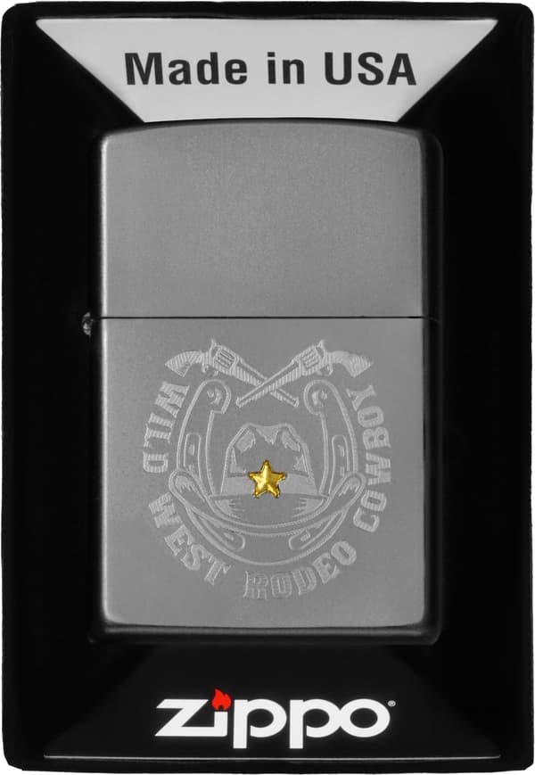 Zippo West Cowboy Design Lighter 60007379