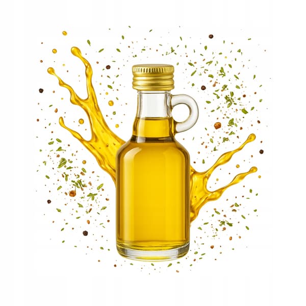 10x gallonflaskor i glas Galonik 40 ml glasflaska för oljetinkturer