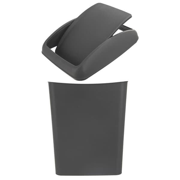 Plastik skraldespand grå 10 l