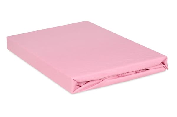 Jersey-stræklagen 180/190x190/200 PREMIUM Pink