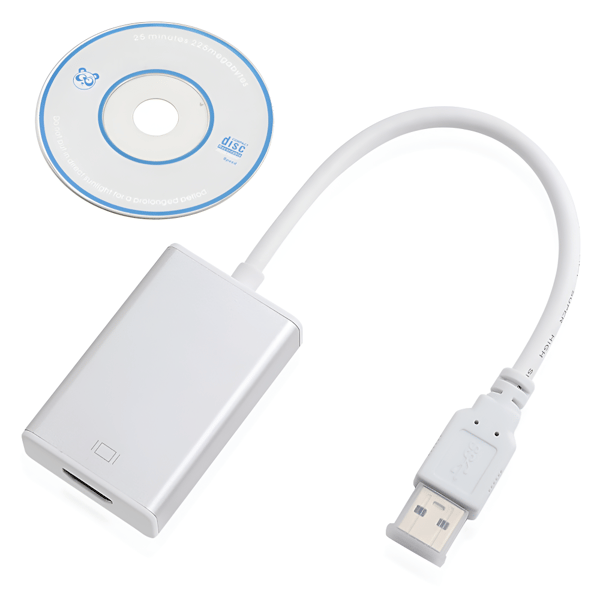 Konverter grafikkort med USB 3.0 til HDMI adapter